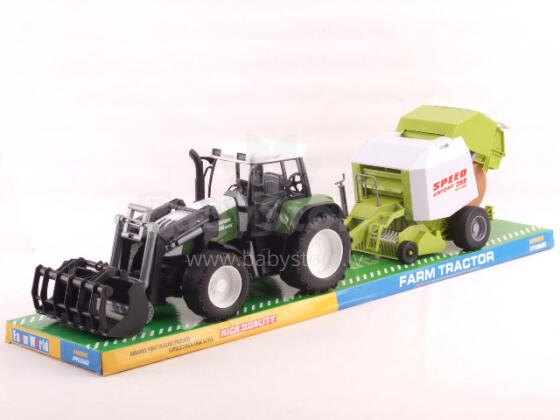 TRAKTOR Z MASZYNĄ ROLNICZĄ