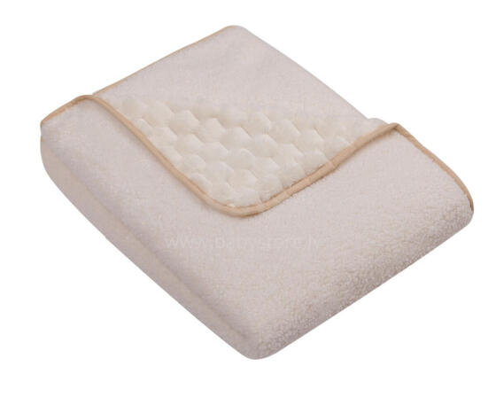 Blanket - 675 - double - CUBE / BOCULA - ECRU - size 80x90 cm
