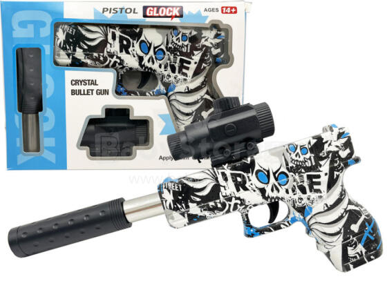 Imitation weapen - 74058 - WATER & PLASTIC BALL GUN - GLOCKK