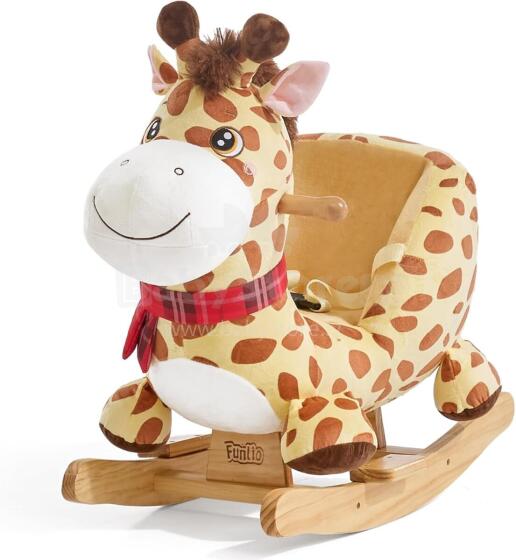 Rocking  Chair Giraffe Art.285397 Soft rocking chair with back support