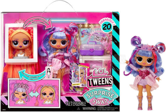 L.O.L SURPRISE - 17579 - TWEENS SWAP - BUNS-2-BRAIDS BAILEY