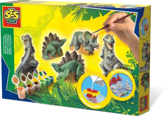 SES Casting and painting Dinosaurs