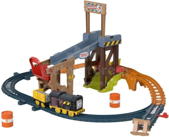 Train Set -  57580 / JBW20 - THOMAS & FRIENDS - DIESEL'S LIFT & LOAD CONSTRUCTION