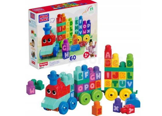 Blocks - DXH35 -MEGA BLOKS - ABC LEARNING TRAIN
