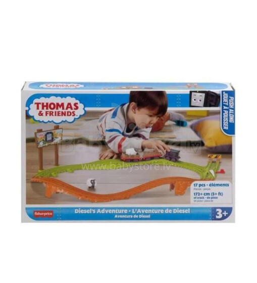 Train Set -  1454 / HXJ90 - THOMAS & FRIENDS -DISEL'S ADVENTURE