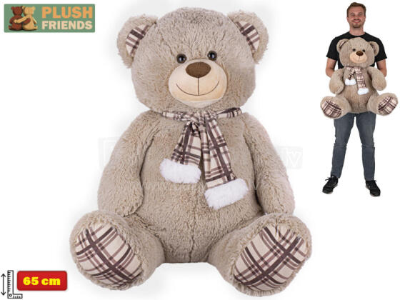 Plush toy  - 02565 - TEDDY BEAR - size 65 cm