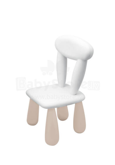 Chair - LUNA CLASSIC - WHITE / BEIGE