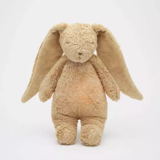 Moonie 2.0 Organic Humming Bunny Art.285920 Cappucino Children's night light "Bunny", from 0 months.