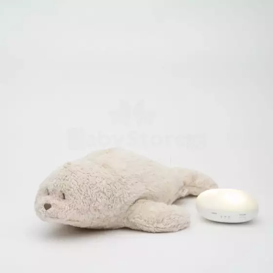 Moonie 2.0 Organic Humming Seal Art.285928 Sand  Children's night light "Seal", from 0 months.