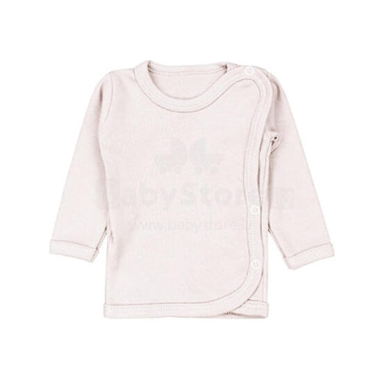 La Bebe™ Long-Sleeved Wrap Shirt for Newborn (1 pc), Art.024635, Size 56, 100% Cotton