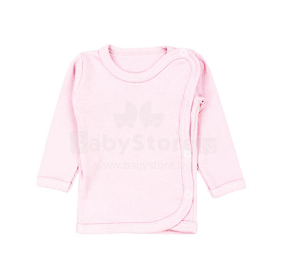 La Bebe™ Long-Sleeved Wrap Shirt for Newborn (1 pc), Art.024637, Size 56, 100% Cotton