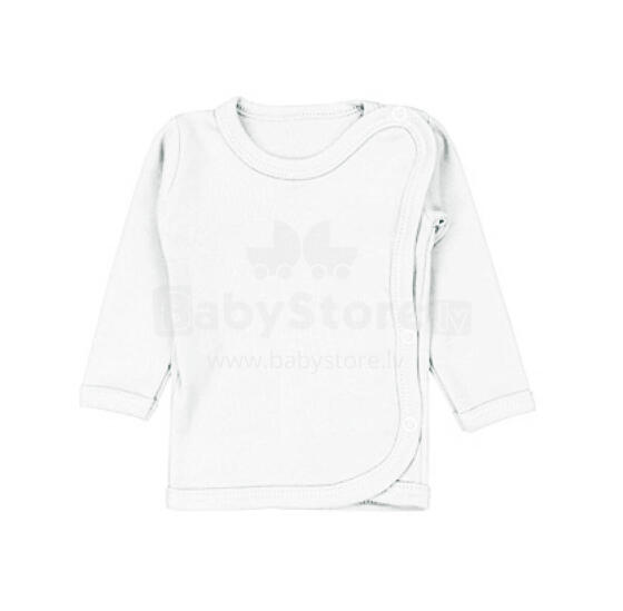 La Bebe™ Long-Sleeved Wrap Shirt for Newborn (1 pc), Art.024638, Size 56, 100% Cotton