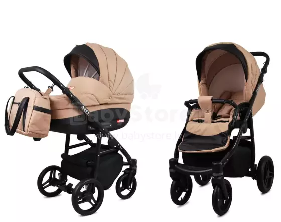 Babylux Axel Art.286121 Beige  Universal 3-in-1 stroller