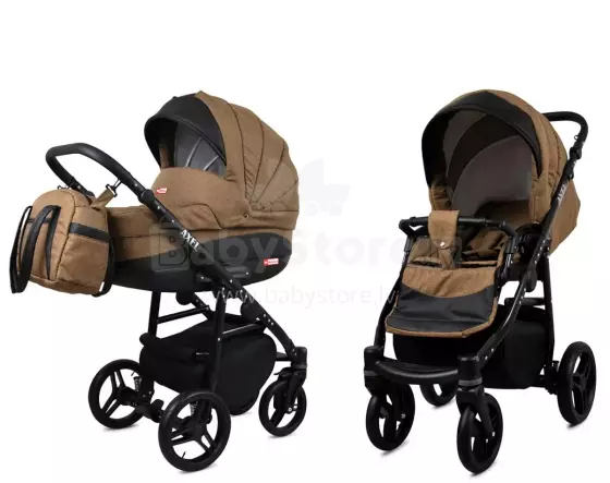 Babylux Axel Art.286124 Chocolate Universal 3-in-1 stroller