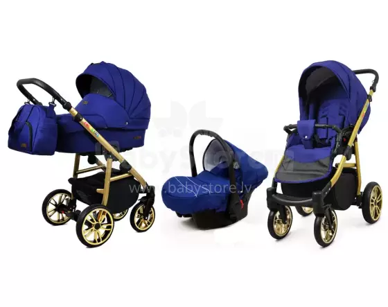 Babylux Color Lux Art.286203 Sailor Blue Universal 3-in-1 stroller