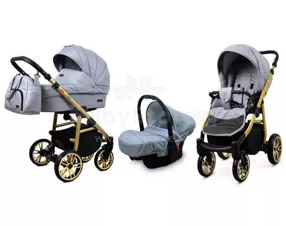 Babylux Color Lux Art.286204 Silver Flex Universal 3-in-1 stroller