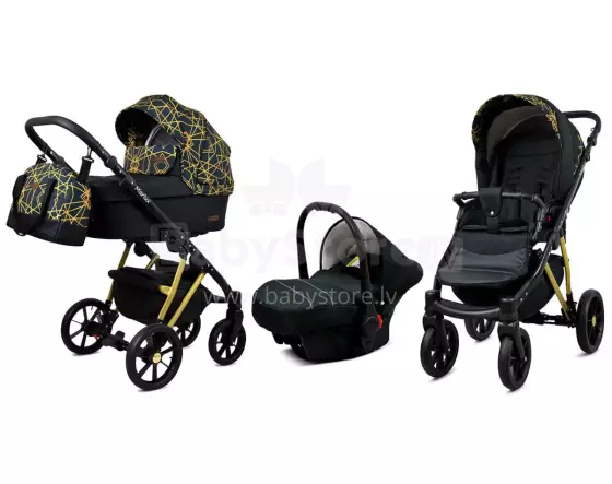 Babylux Marlux Magnetic Art.286320 Gold Line Universal 3-in-1 stroller