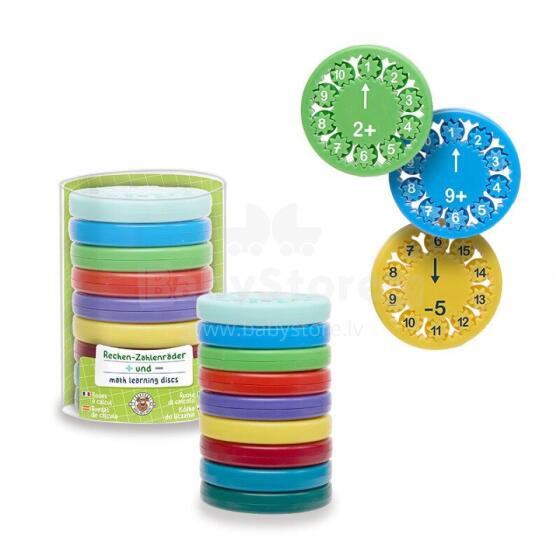 Classroom Champions - Math learning discs +/-, 9 pieces