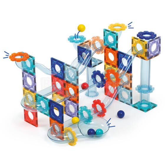 LUDI Magnetic Constructor Track System with Balls