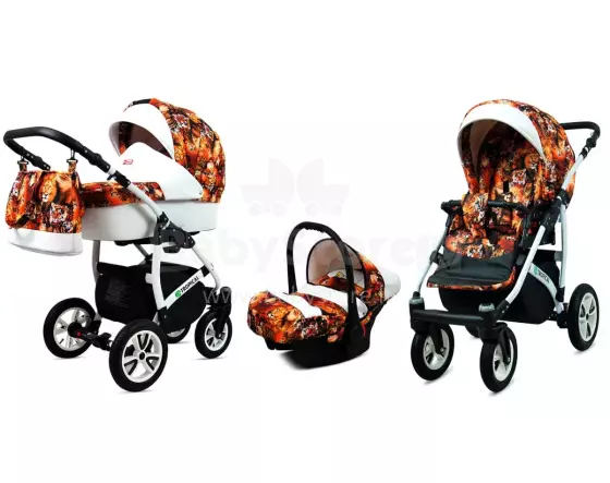 Babylux Tropical Art.286432 Wild Cats Universal 3-in-1 stroller