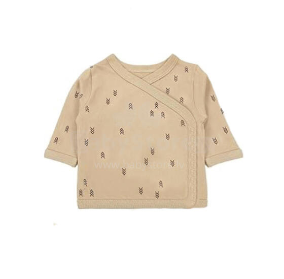 La Bebe™ Long-Sleeved Wrap Shirt for Newborn (1 pc), Art.024647, Size 50, 100% Cotton
