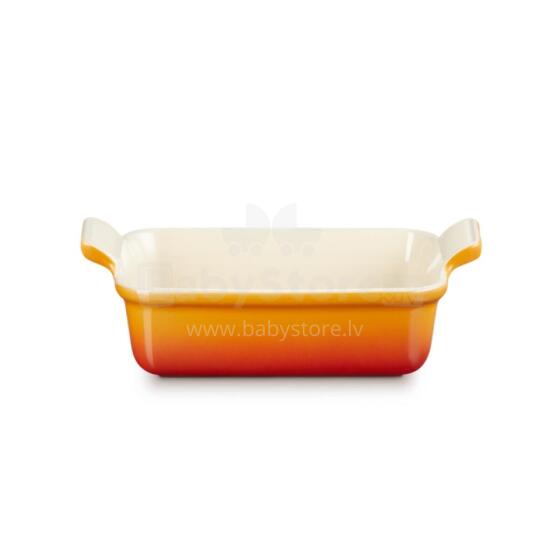 Rectangular baking dish Heritage stoneware 19x14cm / 1.1L orange