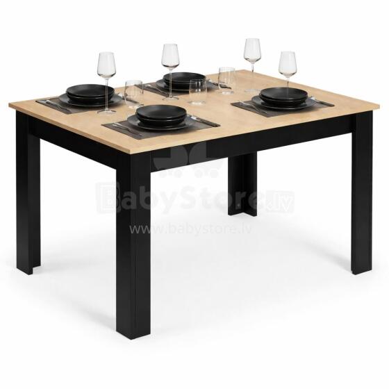 Stół prostokątny do kuchni jadalni dla 4 osób 120x80 cm dąb sonoma ModernHome