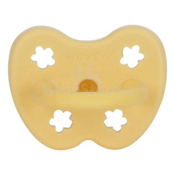 Hevea Natural Rubber Pacifier  Art.216121 Pale Butter  anatomical 3-36 month