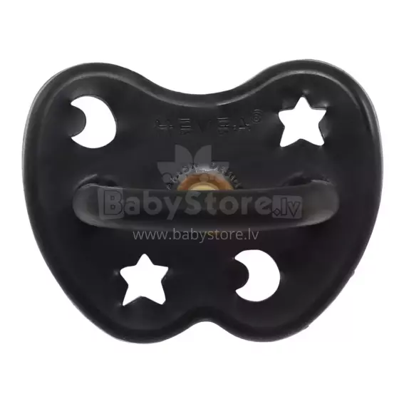 Hevea Natural Rubber Pacifier  Art.211721 Space Black  anatomical 3-36 month