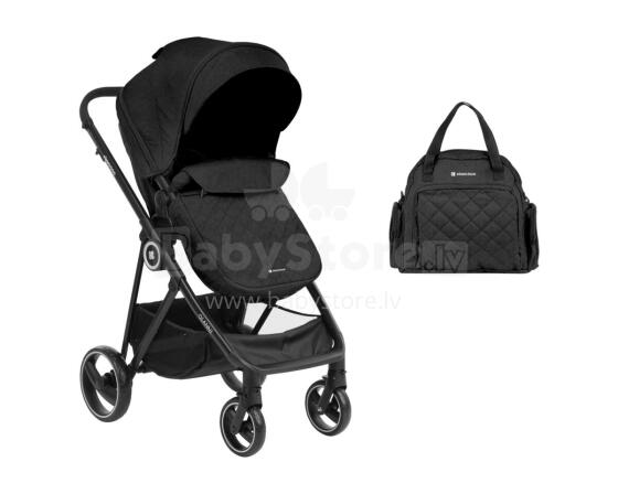 Stroller 2in1 transf. seat Gianni Black 2023