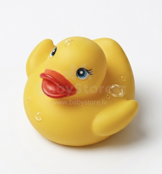 Happy Toys Bath Toy Duck Art.9842 Classic Bath Toy Duck 6cm, makes a squeaking sound