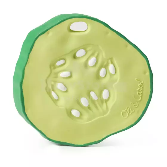 Oil Carol Teether Toy Art.286825 Cucumber Teether (natural rubber)