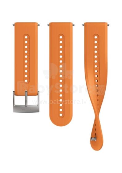 24 ATH7 SILICONE STRAP GRANITE ORANGE S+M
