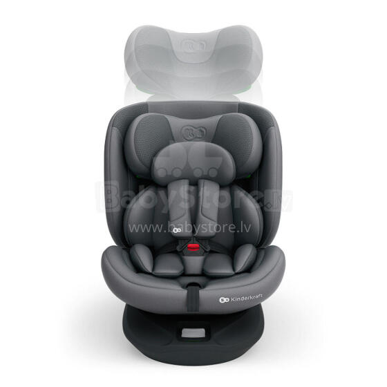KINDERKRAFT Car Seat I-GROW 2 PLUS i-Size grey