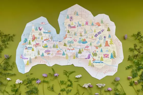 Tutufamily  Puzzle Latvia Art.287199 Latvia Puzzle