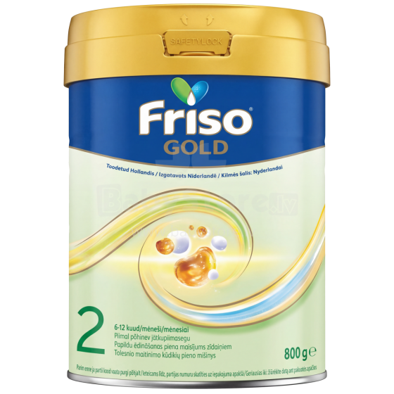 Frisolac® Gold 2 New Formula Art.287203 молочная смесь - диетическое питание для детей от 6-12 мес. 800г