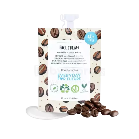 Everyday For Future Face Mask Art.287225 Revitalizing Face Cream with Coffee Extract Wondermoka, 40 ML