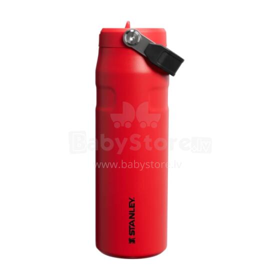 Thermos bottle with straw The IceFlow Bottle Flip Straw 2.0 0.71L dark red