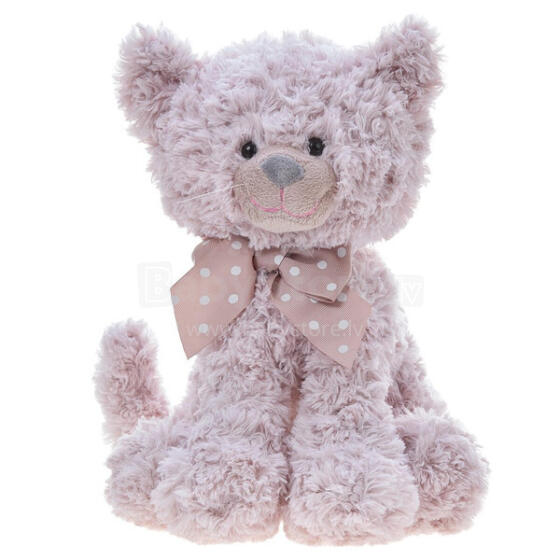 Plush toy - 13506 - KITTEN - BEATRICE - POWDER GREY  - size 25 cm