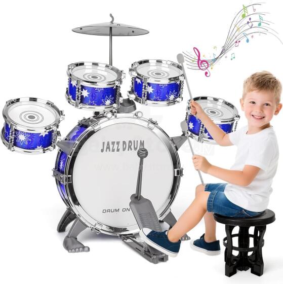 Kidsworld Musical Drum  Art.287534 A drum set for young musicians