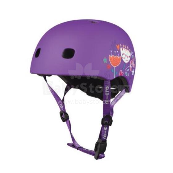 Dip&Dap Helmet  Art.287551 Floral Certified, adjustable helmet for kids
