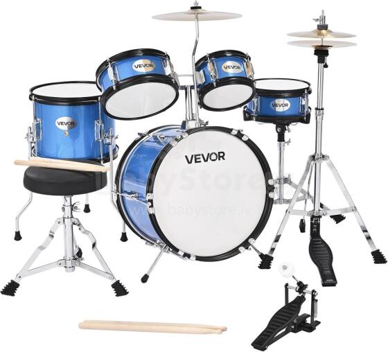 Vevor 5 Piece Drum Kit  Musical Instrument Drum  Art.287555 drum set for young musicians