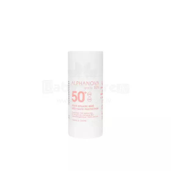 Alphanova Sun SPF50+  Art.287565 sunscreen stick SPF50+ fragrance-free and hypoallergenic for sensitive skin, 17ml