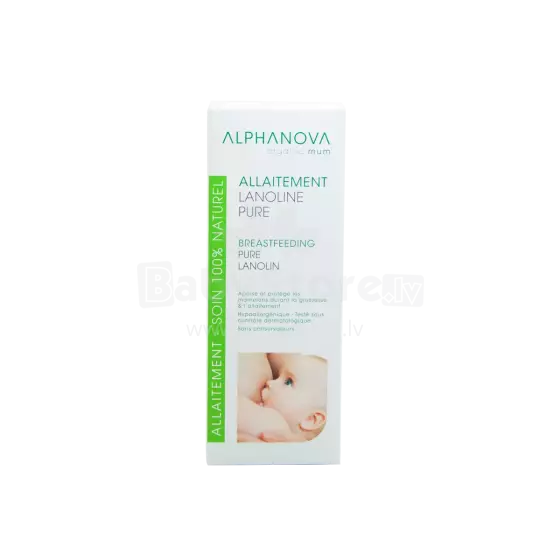 Alphanova Sante Breastfeeding Lanolin Art.287569 100% natural lanolin to soothe and protect nipples during breastfeeding, 40 ml