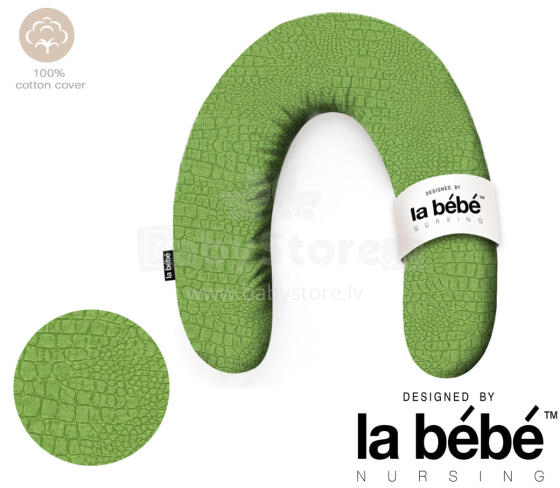 La Bebe™ Rich Maternity Pillow Art. 5-171 Wild Life. Nursing Pillow 30x104 cm