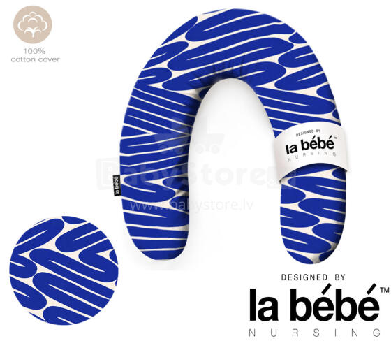 La Bebe™ Rich Maternity Pillow Art. 5-172 Wild Life. Nursing Pillow 30x104 cm