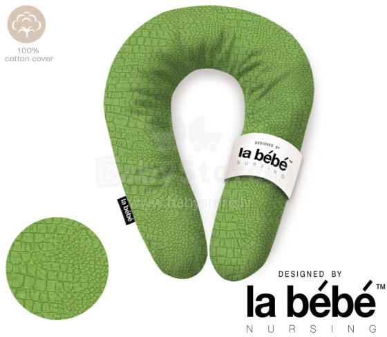 La Bebe™ Snug Maternity Pillow Art. 5-171 Wild Life. Pillow for Baby Sleep & Feeding, 20×70 cm