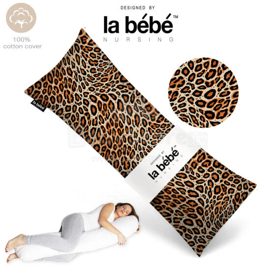 La Bebe™ Easy Maternity Pillow Art. 5-170 Wild Life. 135 x 40 cm