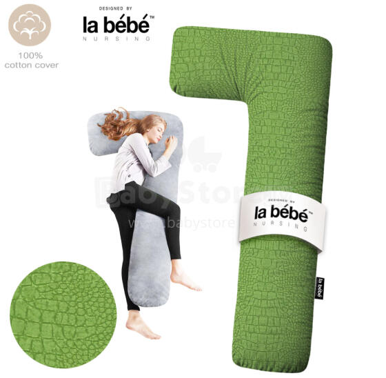 La Bebe™ Flopsy Pillow Art. 5-171 Wild Life. Cotton Nursing Maternity, 180 см