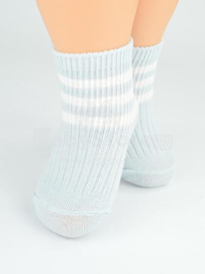 NOVITI SB175-B-01 Baby Socks for Boys Narrow Stripe Mix 12-18m